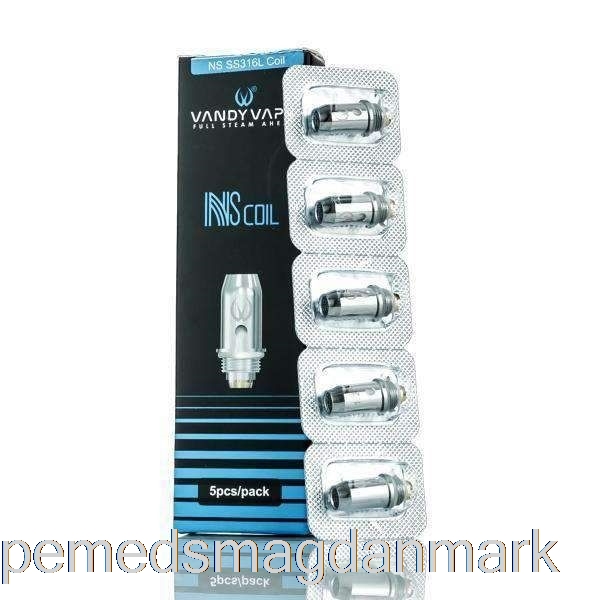 Vape Med Smag Vandy Vape Ns Pen Erstatningsspoler 1.2ohm Keramisk Kanthal A1